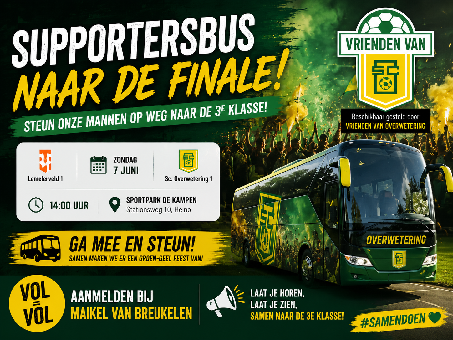 OP NAAR DE FINALE!