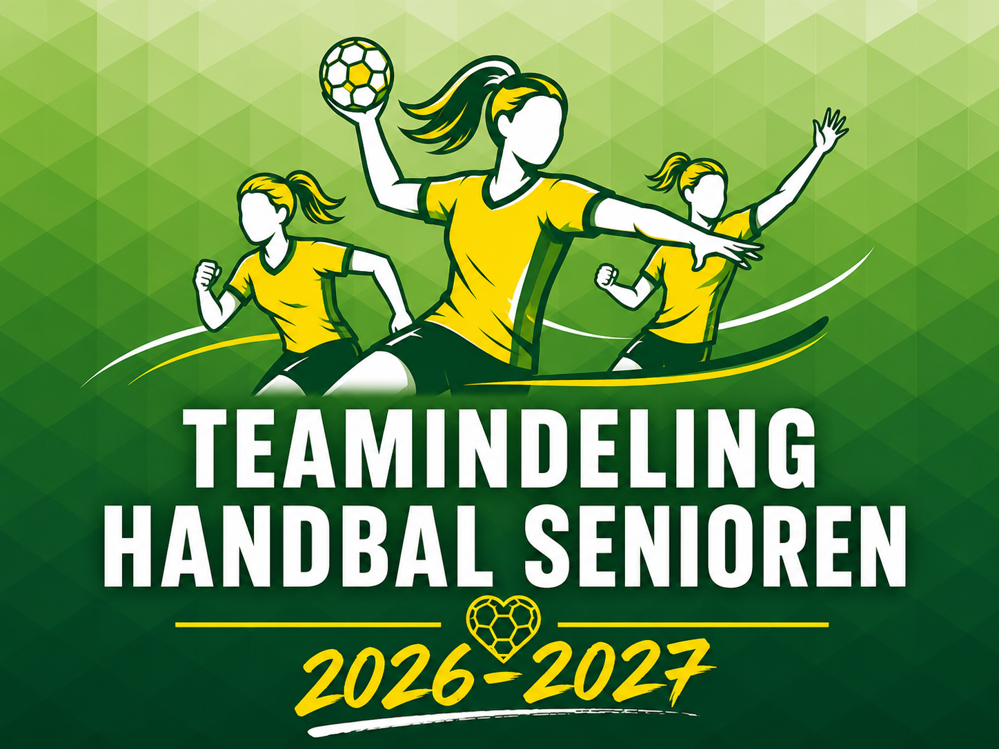Teamindeling handbal senioren