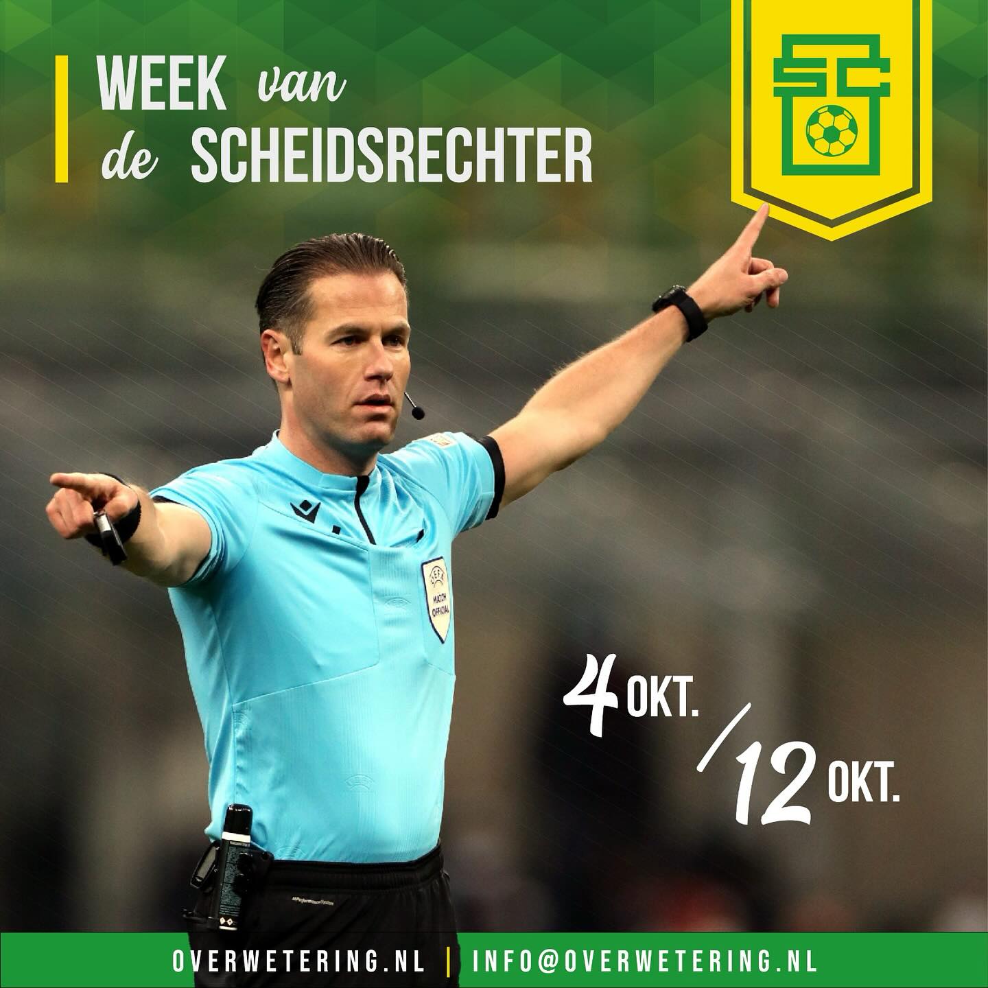 Scheidsrechters bedankt!